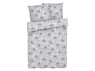 Pościel - LIVARNO home Pościel z bawełny renforcé, 160 x 200 cm (Kwiaty/biały/szary) - miniaturka - grafika 1