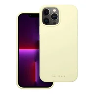 Etui i futerały do telefonów - Futerał Roar Cloud-Skin - do iPhone 13 Pro Max Jasnożółty - miniaturka - grafika 1