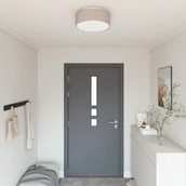 Lampy sufitowe - vidaXL Taupe Metal 38 x 13.5 cm Lampa sufitowa z płaskim mocowaniem - miniaturka - grafika 1