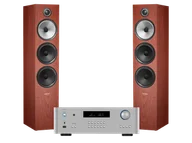 Zestawy stereo - Rotel RA-1572 MK II (srebrny) + 703 S2 (różany) - miniaturka - grafika 1