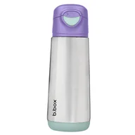 Kubki dla dzieci - B.Box, Butelka termiczna z ustnikiem sportowym 500 ml, Lilac Pop - miniaturka - grafika 1