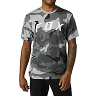 Odzież motocyklowa - Fox Bnkr Ss Tech Tee Black Camo - miniaturka - grafika 1