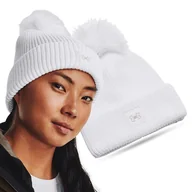 Czapki damskie - Czapka zimowa damska UNDER ARMOUR 1373098 z pomponem - miniaturka - grafika 1