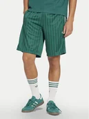 Spodenki męskie - adidas Szorty sportowe adicolor JP1031 Zielony Regular Fit - miniaturka - grafika 1