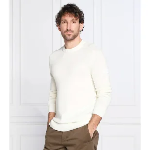 Joop! Sweter | Regular Fit | z dodatkiem wełny - Swetry męskie - miniaturka - grafika 1
