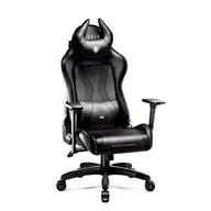 Fotele gamingowe - Diablo X-Horn Normal Size Czarno-Czarny - miniaturka - grafika 1