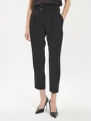 Spodnie damskie - Boss Spodnie materiałowe Tapiah 50490037 Czarny Regular Fit - miniaturka - grafika 1
