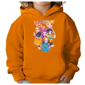 Bluzy dla dziewczynek - BLUZA DZIECIĘCA K-POPOWE ŁOWCZYNIE DEMONÓW HUNTRIX 146-152 Z KAPTUREM - miniaturka - grafika 1