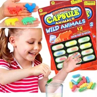 Zabawki do kąpieli - MAGICZNE KAPSUŁKI ROSNĄCE W WODZIE ZWIERZAKI 24szt DO KĄPIELI W WANNIE - miniaturka - grafika 1