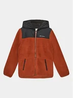 Odzież trekkingowa damska - Kurtka polarowa chłopięca Columbia Boys Rugged Ridge Hooded Overlay - miniaturka - grafika 1