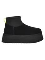 Botki damskie - UGG Skórzane botki "Classic Mini Dipper" w kolorze czarnym - miniaturka - grafika 1