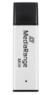 MediaRange MR1900 pamięć USB 32 GB USB Typu-A 3.2 Gen 1 (3.1 Gen 1) Czarny, Srebrny - Pendrive - miniaturka - grafika 1