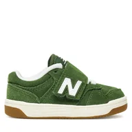 Buty dla chłopców - Sneakersy New Balance NWB480SA Zielony - miniaturka - grafika 1