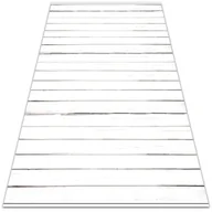 Dywany - Dywan winylowy do domu Stare białe deski 80x120 cm - miniaturka - grafika 1