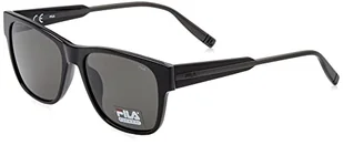FILA Unisex SFI311 okulary przeciwsłoneczne, czarny top + szary, 54, czarny top + szary, 54 - Koszulki i topy damskie - miniaturka - grafika 1