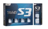 Golf - Piłki golfowe VOLVIK TOUR S3 (białe) - miniaturka - grafika 1