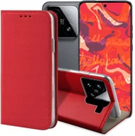 Etui i futerały do telefonów - ETUI Z KLAPKĄ DO XIAOMI 15 CZERWONE ZAMYKANE MAGNETYCZNE KABURA FUTERAŁ - miniaturka - grafika 1