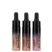 Rozświetlacze do twarzy i ciała - PuroBio, rozświetlacz w płynie 02 Pink Gold, 12 ml - miniaturka - grafika 1