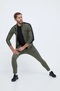 Under Armour dres sportowy męski kolor zielony - Dresy męskie - miniaturka - grafika 1