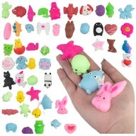 Zabawki sensoryczne - 50 Mochi Squishy Gniotek Kreatywne Zabawki Sensoryczne dla Dzieci 50 Sztuk - miniaturka - grafika 1