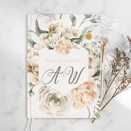 Kalendarze - PLANER ślubny 2023-2026 Niezbędnik Dla narzeczonych Pastelowe Kwiaty - miniaturka - grafika 1