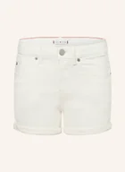 Spodenki damskie - Tommy Hilfiger Szorty Jeansowe Nora weiss - miniaturka - grafika 1