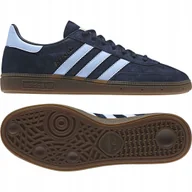Buty sportowe męskie - Buty męskie trampki adidas Handball Spezial BD7633 skórzane granatowe 48 - miniaturka - grafika 1