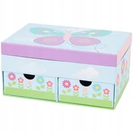 Prace ręczne dla dzieci - Zestaw DIY Ozdób własną kasetkę na biżuterię Motylek 3+ - miniaturka - grafika 1