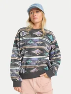 Bluzy damskie - Billabong Bluza High Tides Brooklyn EBJFT00153 Szary Oversize - miniaturka - grafika 1
