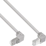 Patchcordy - InLine InLine® Patch cable up/down angled, S/FTP PiMf, Cat.6, 250MHz, PVC, copper, grey, 2.67m - miniaturka - grafika 1