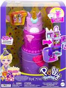 Lalki dla dziewczynek - Polly Pocket Tort urodzinowy Zestaw HHJ11 Laleczki - miniaturka - grafika 1
