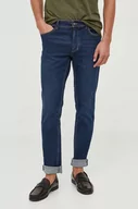 Spodnie męskie - Sisley jeansy Stockholm męskie kolor granatowy - miniaturka - grafika 1