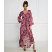 Sukienki - GUESS Sukienka NUOVO BAHIA WRAP UP LONG - miniaturka - grafika 1