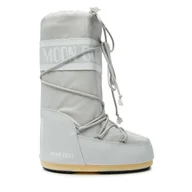Buty dla dziewczynek - Śniegowce Moon Boot 80D1400440 Szary - miniaturka - grafika 1