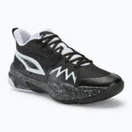Buty sportowe męskie - Buty do koszykówki męskie PUMA Genetics Speckle puma black/puma white WYSYŁKA W 24H 30 DNI NA ZWROT - miniaturka - grafika 1