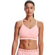 Bielizna sportowa damska - Biustonosz sportowy Under Armour Seamless Low Long Htr Bra - miniaturka - grafika 1