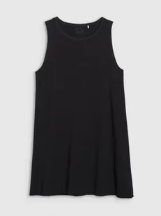 Damska sukienka letnia mini 4F 4FWSS25TDREF138 - czarna - Sukienki - miniaturka - grafika 1