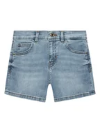 Spodenki damskie - Guess Szorty jeansowe J4RD20 D4CA0 Niebieski Regular Fit - miniaturka - grafika 1