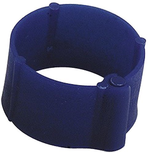 Klipsy do drobiu o średnicy 12 mm, niebieskie, 100 sztuk