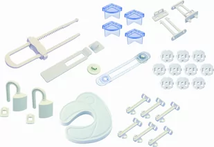 Zestaw Zabezpieczeń Dla Dzieci 28 Elementów Olymnpia Baby-Safety Bs877 - Zabezpieczenia dla dzieci - miniaturka - grafika 1