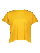 Koszulki i topy damskie - Pepe Jeans Koszulka w kolorze żółtym - miniaturka - grafika 1