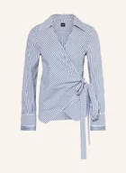 Bluzki damskie - Boss Bluzka Bekania W Stylu Kopertowym blau - miniaturka - grafika 1