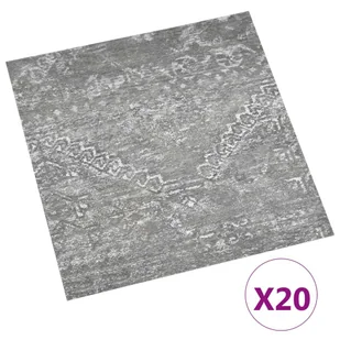 Samoprzylepne panele podłogowe, 20 szt., PVC, 1,86 m², beton 330122 VIDAXL - Panele podłogowe - miniaturka - grafika 3