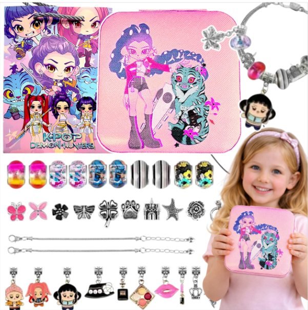 Zestaw do Tworzenia Biżuterii K‑POP DEMON HUNTERS – Zostań Projektantką