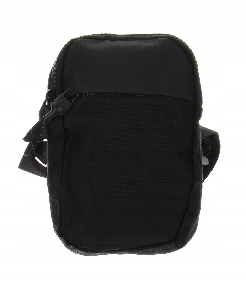 Mała Czarna Saszetka na Zamek z Paskiem Żte