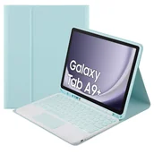 Etui do tabletów - Etui z klawiaturą Bluetooth touchpad do Galaxy Tab A9 Plus (Niebieskie) - miniaturka - grafika 1