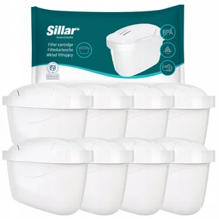 Sillar filtr do dzbanek filtrujący Dafi zamiennik wkład do dzbanek Brita 8x - Wkłady filtrujące - miniaturka - grafika 1