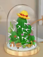 Klocki - KLOCKI KONSTRUKCYJNE EDUKACYJNE KAKTUS SZTUCZNA ROŚLINA KWIAT DO SKŁADANIA UKŁADANIA W OSŁONIE PLASTIKOWEJ PREZENT DLA DZIECI I DOROSŁYCH - miniaturka - grafika 1