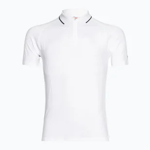 Koszulka męska Wilson Team Seamless Polo 2.0 bright white - Sport OUTLET - miniaturka - grafika 1