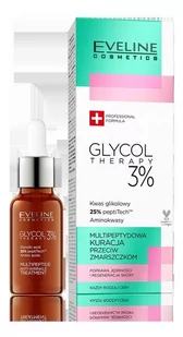 Eveline Glycol Therapy 3% Multipeptydowa Kuracja przeciw zmarszczkom 18ml - Kremy do twarzy - miniaturka - grafika 2